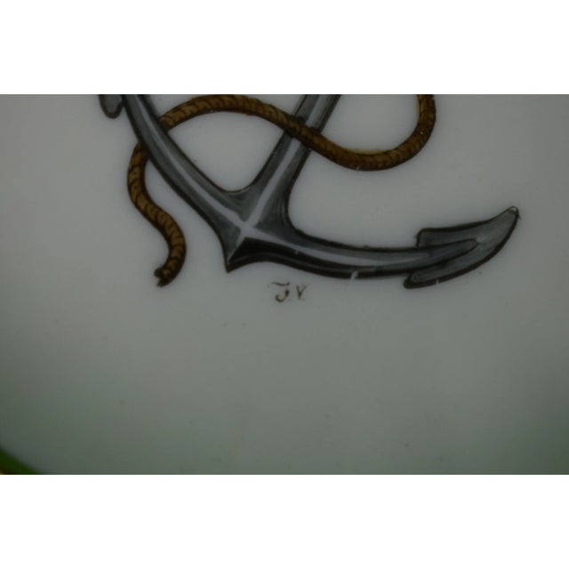 1940s 1940s Abercrombie & Fitch X Frank Vosmansky Yachting Porcelain Coasters- Set of 4 For Sale - Image 5 of 6