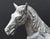 Italian Outdoor Horse Statue in Bronze For Sale - Image 4 of 10