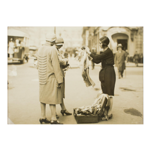 Paris During the Great Depression Circa 1930, Silver Gelatin B and W Photography by Press Agency Keystone View Co.