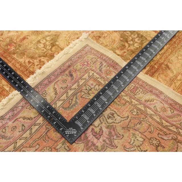 Mid 20th Century Vintage Persian Tabriz Rug - 09'08 X 12'07 For Sale - Image 5 of 9