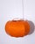 Mid-Century Modern Orange Pendant Lamp from Ilka Plast, Germany, 1970s, in Very Good conditions. Designed 1970 to 1979 I...