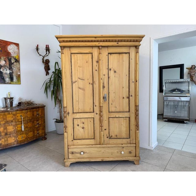Gründerzeit Farmhouse Cupboard in Softwood For Sale - Image 17 of 17