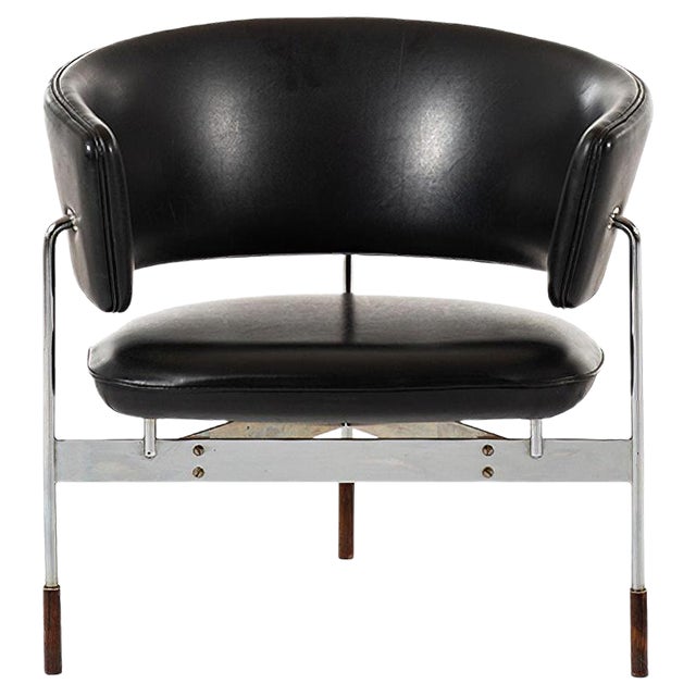 Set of Norwegian Rosewood Model Cirkel Lounge Chairs by Sigurd Resell for Rastad & Relling, 1960s For Sale