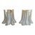 Pair murano glass "selle" wall sconces sputnik chandelier lot of 2 murano glass " selle " transparent "selle" murano glass...