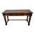 1970s Vintage Thomasville Furniture English Style Burl Walnut Console/ Sofa Table / Desk For Sale