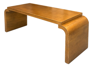 20th-C. Neo.Classical Style Waterfall Gilt Leaf Coffee Table Att. Dennis & Leen / Formations