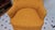 Mid 20th Century Mid Century Modern Wingback Orange Chenille Chair For Sale - Image 5 of 9