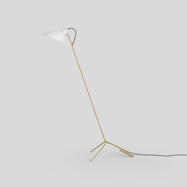White Vittoriano Viganò 'Vv Cinquanta' Floor Lamp in White For Sale - Image 8 of 9