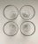 1960s Platinum Rimmed Footed Water Glasses - Set of 4 For Sale - Image 4 of 11