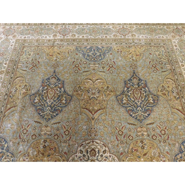 Hand Knotted Indian Rug - 8'x 10'6" For Sale - Image 9 of 18