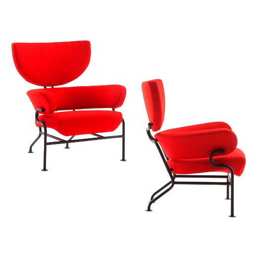 Tre Pezzi Armchairs by Franco Albini for Cassina, Set of 2 For Sale