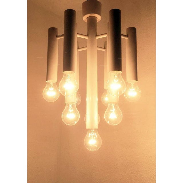 Mid-Century Swiss Space Age Type 415 Minimalist Pendant Lamp from Temde, 1960s For Sale - Image 16 of 17