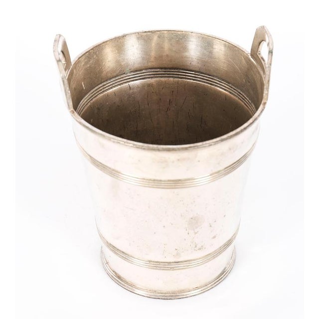 Antique Art Deco Silver-Plated Champagne Cooler attributed to Hutton Sheffield, 1920s For Sale - Image 9 of 14
