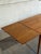 Brown Vintage Rectangular Extendable Teak Dining Table Mid-Century Modern 1960s For Sale - Image 8 of 13