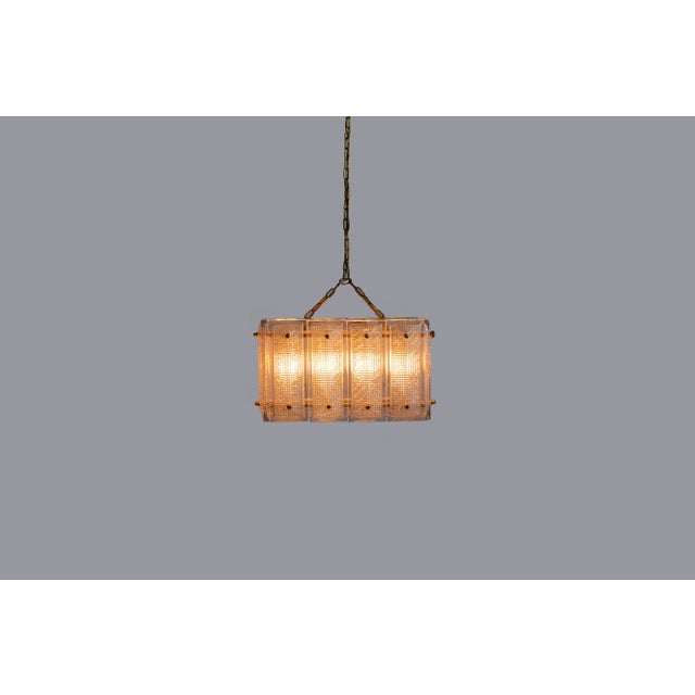 Orrefors Carl Fagerlund Pendant Chandelier for Orrefors For Sale - Image 4 of 12