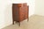 French Antique French Regency Louis XVI Burled Walnut Highboy Dresser by Simmons Furniture, Circa 1930s For Sale - Image 3 of 14