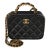 Black Quilted Lambskin Small Afternoon Tea Vanity Case For Sale