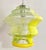 Bespoke Italian Organic Lemon Yellow White Step Tulip Murano Glass Pendant Light For Sale - Image 11 of 13