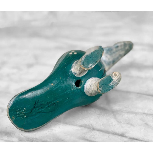 Ceramic Vintage Southwestern Mexican Pottery Toucan Bird Sculpture For Sale - Image 7 of 7