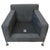 Harry Lounge Chair in Grey Woven Fabric by Antonio Citterio for B&B Italia For Sale - Image 3 of 7