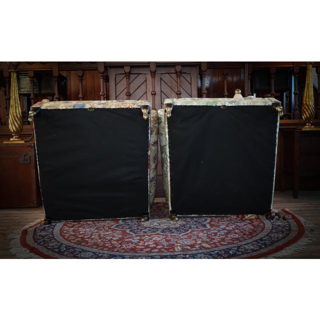 Laid Back Armchairs by George Smith, 2010s, Set of 2 For Sale - Image 18 of 18