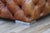 Vintage Tufted Brown Distressed Leather For Sale - Image 10 of 18