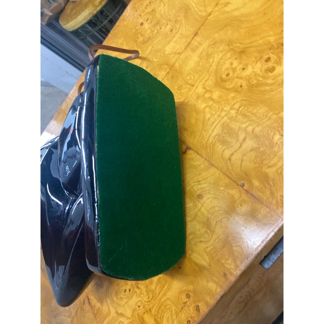 1960s Black Ceramic Abstract Table Lamp . For Sale - Image 10 of 12