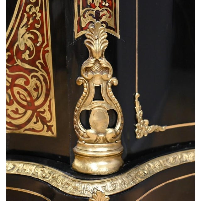 19th Century Napoleon III Boulle Marquetry Console Table from Maison Coignerai For Sale - Image 17 of 18