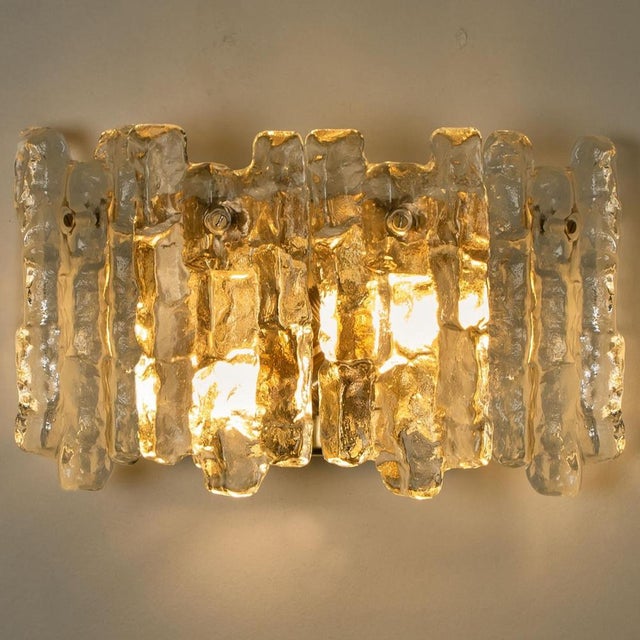 Large Wall Sconces attributed to J.T. Kalmar, Austria, 1970s, Set of 2 For Sale - Image 6 of 15