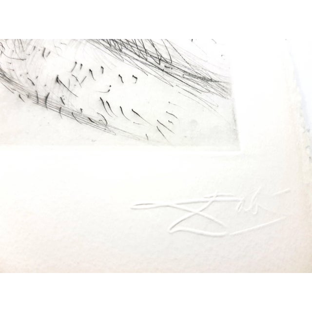 Salvador Dali - Venus in Furs - Original Stamp-Signed Etching 1968 For Sale - Image 3 of 7
