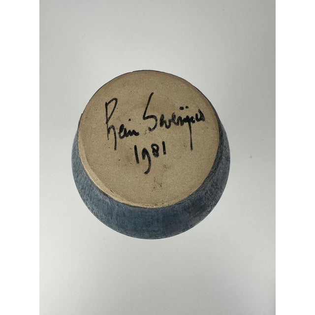 Small Porcelain Vase from Hein Severijns, 1981 For Sale - Image 6 of 8