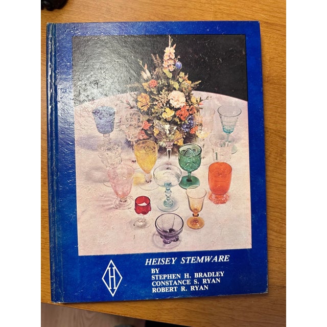 Blue 1976 Heisey Stemware Hardcover Book For Sale - Image 8 of 8