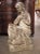 Carved Italian Limestone Statue of a Woman Holding a Bird For Sale - Image 13 of 13