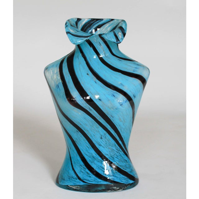 Female Bust Torso Art Glass Vase Murano Style Chairish