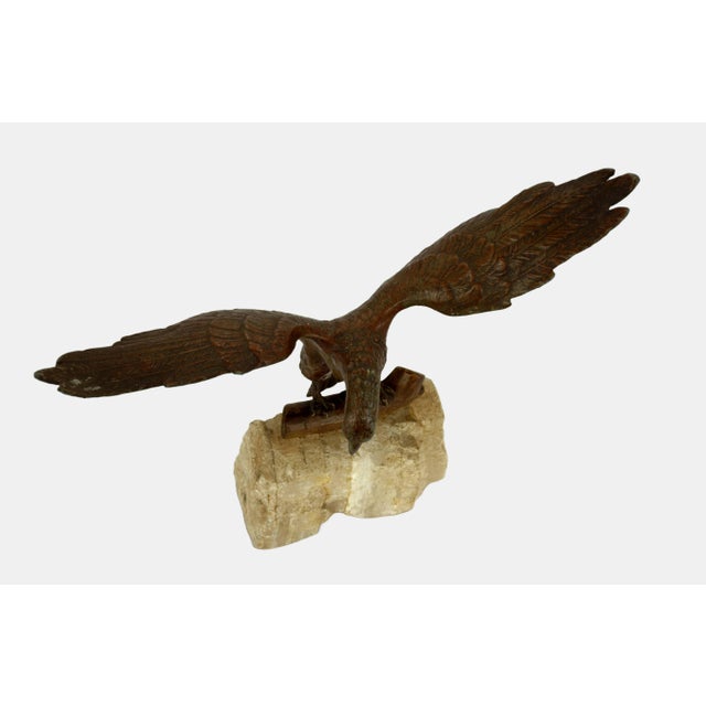Metal Soaring Eagle, Mid-20th Century For Sale - Image 7 of 8