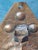 Metal Rare 19thC Moroccan Brass Hanukkah Menorah Hand-Repoussé Maghrebi Judaica Oil For Sale - Image 7 of 17