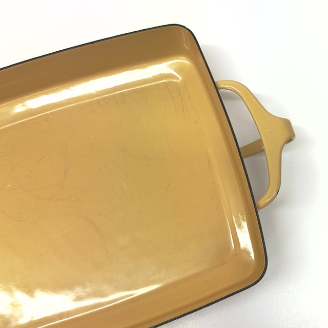 1960s Caramel Enamel "Kobenstyle" Baking Dish by Dansk For Sale - Image 10 of 10