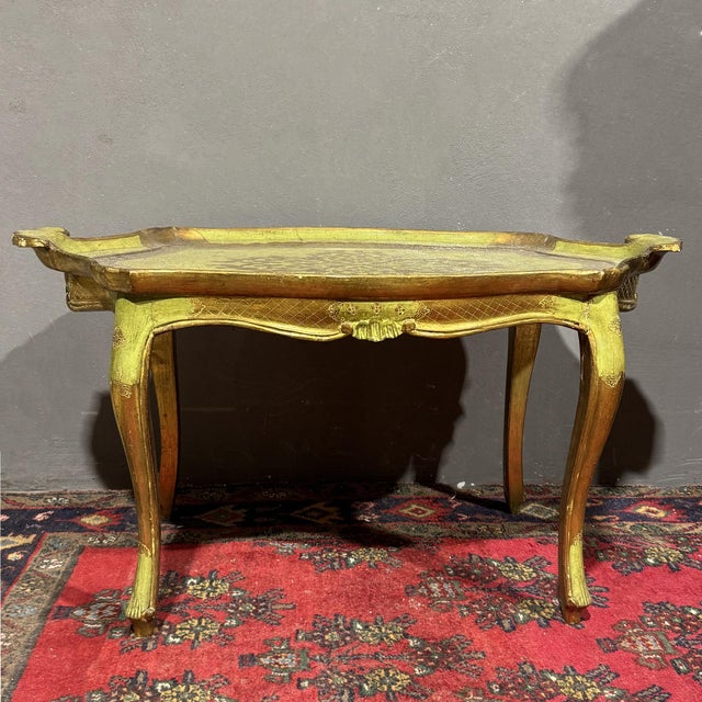 Antique Venetian Style Coffee Table, 1890s For Sale - Image 5 of 7
