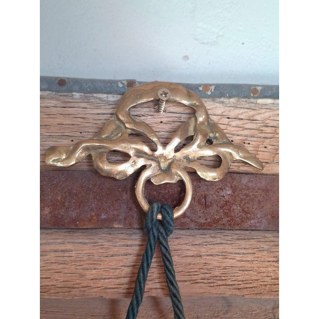 Vintage Victorian Bronze Mirror, 1950s For Sale - Image 10 of 11
