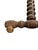 Antique Bobbin-Turned Oak Blanket Stand / Towel Rack, Early 20th Century For Sale - Image 15 of 16