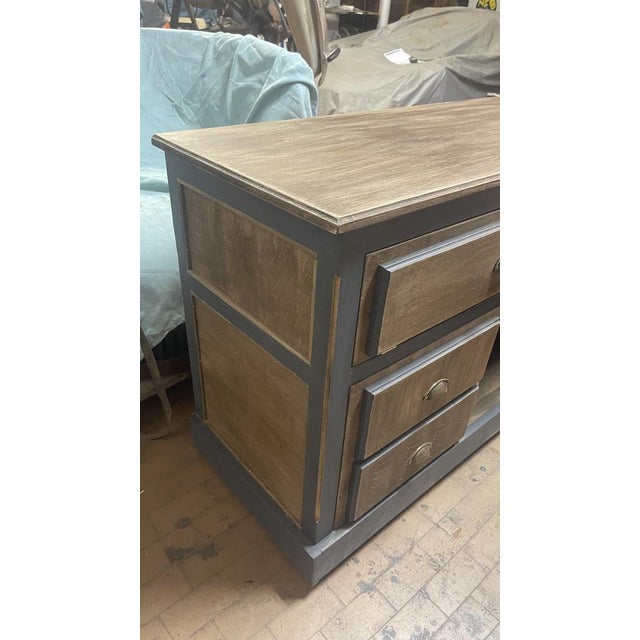 Vintage Counter in Wood, 1960s For Sale - Image 12 of 17
