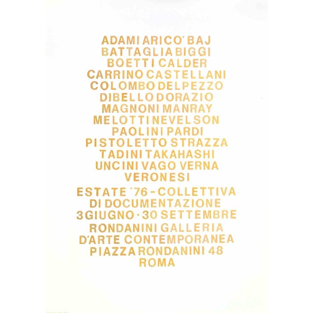 Summer '76 Collective Exhibition Poster, 1976 For Sale