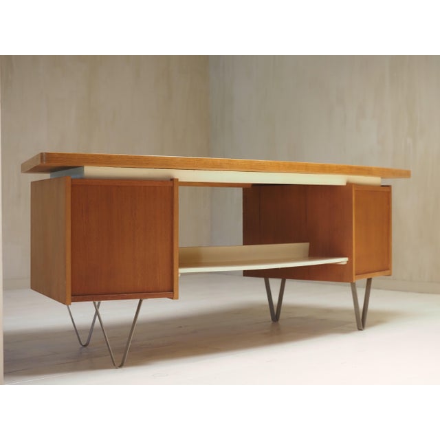 Boomerang floating desk by Tijsseling The Netherlands, 1960s I have official proof of authenticity such as vintage...