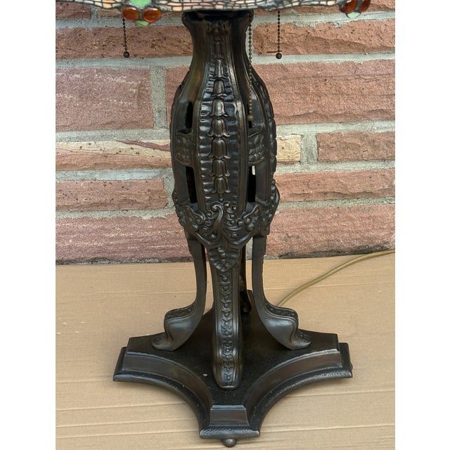 Bronze 3-Light Table Lamp from Tiffany, 1960s For Sale - Image 6 of 18