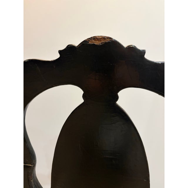 19th-Century Japanned / Chinoiserie Side Chair For Sale - Image 11 of 11