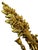 Syroco Vintage 1972 Syroco #4133 Gold Floral Wall Sconce | Hollywood Regency Candle Holder For Sale - Image 4 of 6