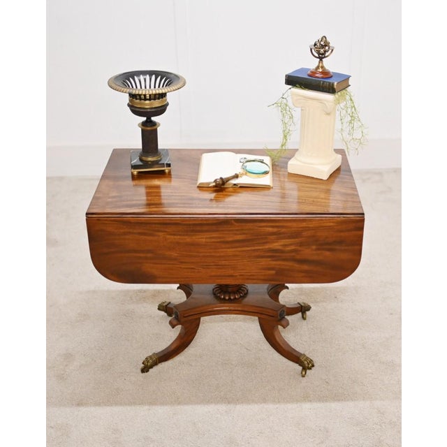 Regency Sutherland Table with Drop Leaf, 1820s For Sale - Image 10 of 16