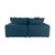 Cali Navy Performance Fabric Modular Loveseat For Sale In Los Angeles - Image 6 of 7