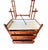Brown Antique French Commode in Faux Bamboo and Marble with Mirror, 1890s For Sale - Image 8 of 13