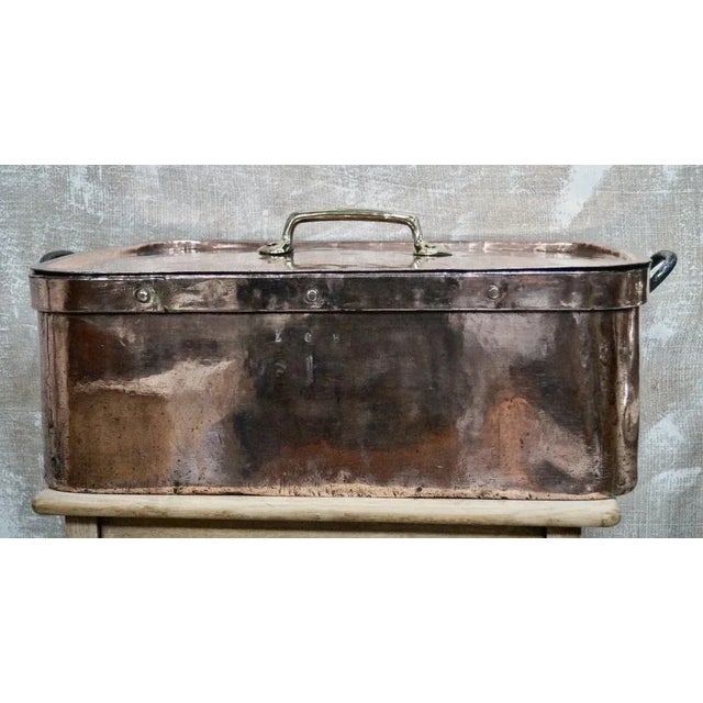 Victorian Copper Braising Pan Brais by Michel Van Neuss, 1901 For Sale - Image 12 of 12
